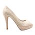 [KUHEE] Silk Jewelry Open Toe _Open Toe  Women's High heels, Wedding, Party Handmade, Silk _ Made in Korea